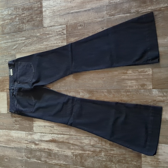 J BRAND "Lovestory" Low-Rise Bell Bottom jeans #722C032 dark denim 28x36L NWT - Picture 10 of 14